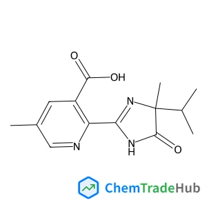 2-(4-Isopropyl-4-methyl-5-oxo-4,5-dihydro-1H-imidazol-2-yl)-5-methylnicotinic acid