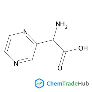 Amino(pyrazin-2-yl)acetic acid Chemical_Structure_Of