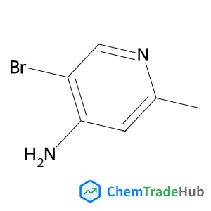 5-Bromo-2-methyl-4-pyridinamine structure 5-Bromo-2-methyl-4-pyridinamine structure