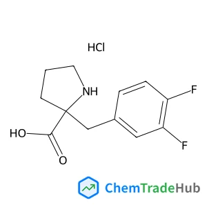 (R)-2-(3,4-Difluorobenzyl)pyrrolidine-2-carboxylic acid hydrochloride