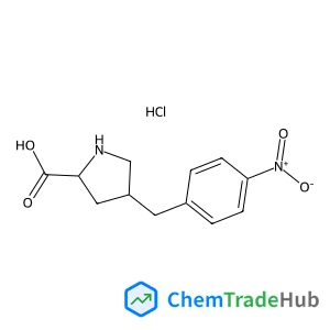 (2S,4R)-4-(4-Nitrobenzyl)pyrrolidine-2-carboxylic acid hydrochloride (2S,4R)-4-(4-Nitrobenzyl)pyrrolidine-2-carboxylic acid hydrochloride