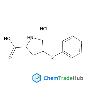 (4S)-4-(Phenylsulfanyl)-L-proline hydrochloride (1:1)