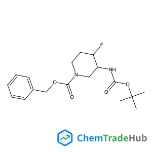 benzyl (3R,4R)-4-fluoro-3-[(2-methylpropan-2-yl)oxycarbonylamino]piperidine-1-carboxylate