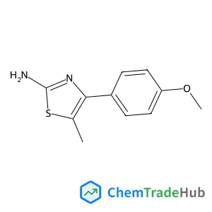 4-(4-Methoxyphenyl)-5-methyl-1,3-thiazol-2-amine structure