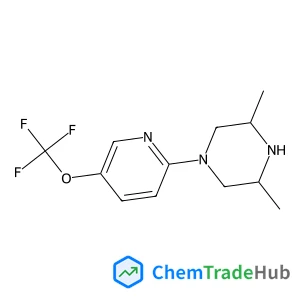 3,5-Dimethyl-1-[5-(trifluoromethoxy)pyridin-2-yl]piperazine