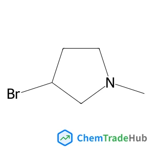 3-Bromo-1-methylpyrrolidine structure