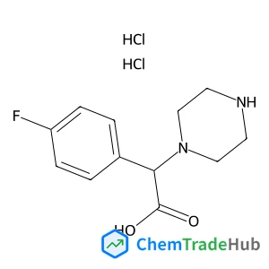 (4-FLUOROPHENYL)(1-PIPERAZINYL)ACETIC ACID DIHYDROCHLORIDE