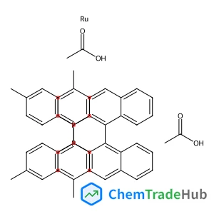 Ruthenium(2+) acetate 1,1'-binaphthalene-2,2'-diylbis[bis(4-methylphenyl)phosphine] (1:2:1)