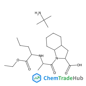 (2S,3aS,7aS)-1-[(2S)-2-{[(2S)-1-Ethoxy-1-oxo-2-pentanyl]amino}propanoyl]octahydro-1H-indole-2-carboxylic acid - 2-methyl-2-propanamine (1:1) (non-preferred name)