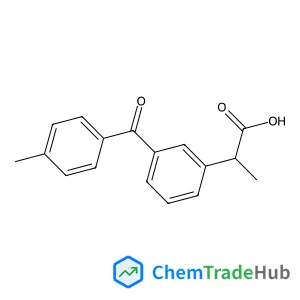 2-[3-(4-Methylbenzoyl)phenyl]propanoic acid