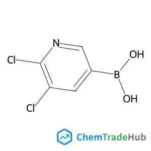 (5,6-Dichloro-3-pyridinyl)boronic acid Chemical_Structure_Of