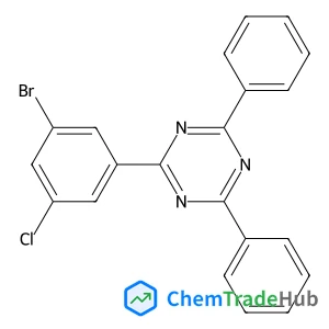2-(3-Bromo-5-chlorophenyl)-4,6-diphenyl-1,3,5-triazine