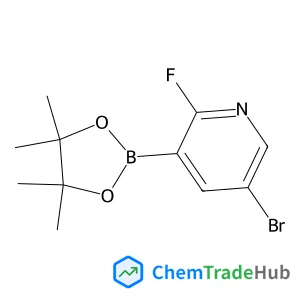 5-Bromo-2-fluoro-3-(4,4,5,5-tetramethyl-1,3,2-dioxaborolan-2-yl)pyridine