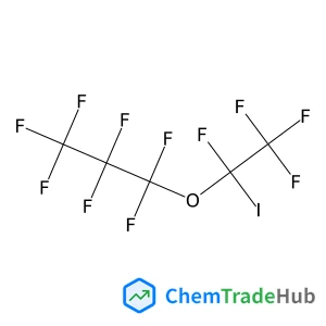 1,1,1,2,2,3,3-Heptafluoro-3-(1,2,2,2-tetrafluoro-1-iodoethoxy)propane 1,1,1,2,2,3,3-Heptafluoro-3-(1,2,2,2-tetrafluoro-1-iodoethoxy)propane