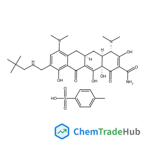 (4S,4aS,5aR,12aS)-4,7-Bis(dimethylamino)-9-{[(2,2-dimethylpropyl)amino]methyl}-3,10,12,12a-tetrahydroxy-1,11-dioxo-1,4,4a,5,5a,6,11,12a-octahydro-2-tetracenecarboxamide 4-methylbenzenesulfonate (1:1)