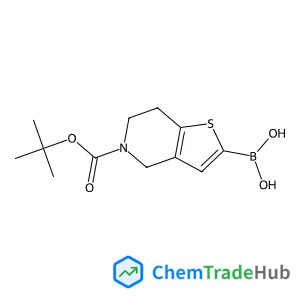 (5-{[(2-Methyl-2-propanyl)oxy]carbonyl}-4,5,6,7-tetrahydrothieno[3,2-c]pyridin-2-yl)boronic acid