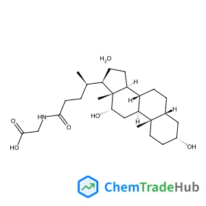 N-[(3alpha,5beta,12alpha)-3,12-Dihydroxy-24-oxocholan-24-yl]glycine hydrate (1:1)
