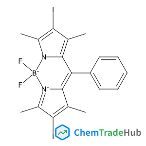 Difluoro{3-iodo-5-[(4-iodo-3,5-dimethyl-2H-pyrrol-2-ylidene-kappaN)(phenyl)methyl]-2,4-dimethyl-1H-pyrrolato-kappaN}boron