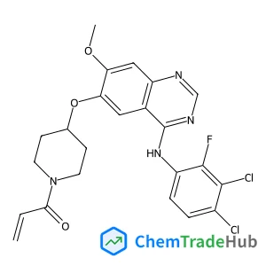 1-[4-({4-[(3,4-Dichloro-2-fluorophenyl)amino]-7-methoxy-6-quinazolinyl}oxy)-1-piperidinyl]-2-propen-1-one