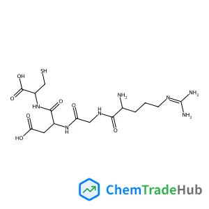 N~5~-(Diaminomethylene)-L-ornithylglycyl-L-alpha-aspartyl-L-cysteine
