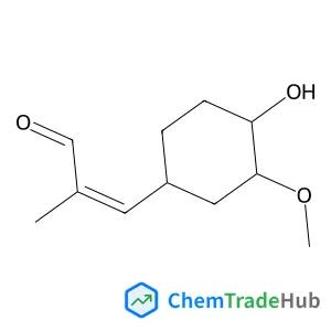 3-((1R,3R,4R)-4-Hydroxy-3-methoxycyclohexyl)-2-methylacrylaldehyde, (E)-