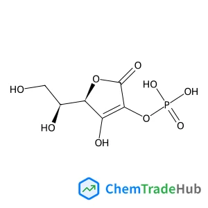(5R)-5-[(1S)-1,2-Dihydroxyethyl]-4-hydroxy-2-oxo-2,5-dihydro-3-furanyl dihydrogen phosphate