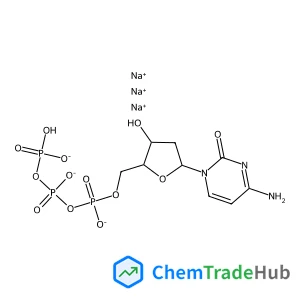 Trisodium 2'-deoxy-5'-O-[({[(hydroxyphosphinato)oxy]phosphinato}oxy)phosphinato]cytidine