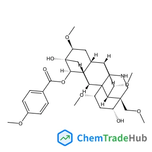 (1alpha,3alpha,6alpha,14alpha,16beta,17S)-3,13-Dihydroxy-1,6,16-trimethoxy-4-(methoxymethyl)aconitan-14-yl 4-methoxybenzoate