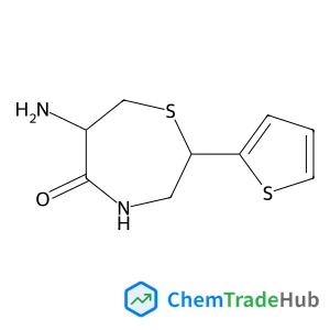 (2S,6R)-6-Amino-2-(2-thienyl)-1,4-thiazepan-5-one