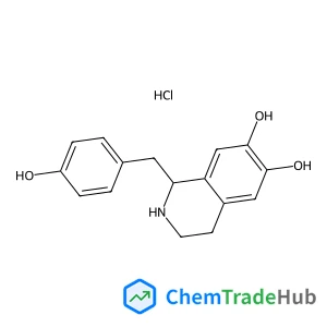 1-(4-Hydroxybenzyl)-1,2,3,4-tetrahydro-6,7-isoquinolinediol hydrochloride (1:1)