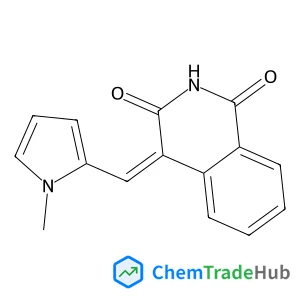 4-[(1-Methyl-1H-pyrrol-2-yl)methylene]-1,3(2H,4H)-isoquinolinedione structure