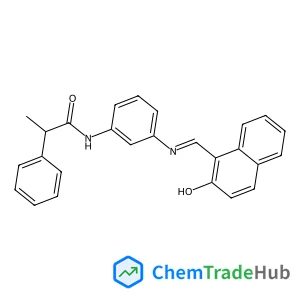 N-{3-[(2-Hydroxy-naphthalen-1-ylmethylene)-amino]-phenyl}-2-phenyl-propionamide