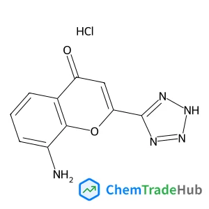 8-Amino-2-(1H-tetrazol-5-yl)-4H-chromen-4-one hydrochloride (1:1)