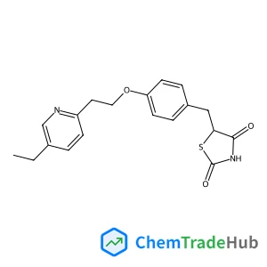 5-{4-[2-(5-Ethyl-2-pyridinyl)ethoxy]benzyl}-1,3-thiazolidine-2,4-dione