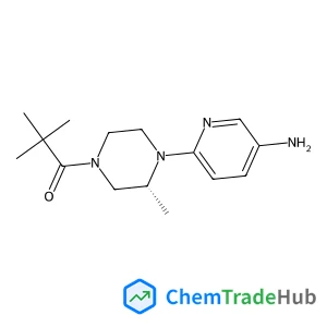 1-[(3R)-4-(5-Amino-2-pyridinyl)-3-methyl-1-piperazinyl]-2,2-dimethyl-1-propanone