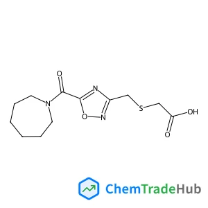 (([5-(AZEPAN-1-YLCARBONYL)-1,2,4-OXADIAZOL-3-YL]METHYL)THIO)ACETIC ACID 95%