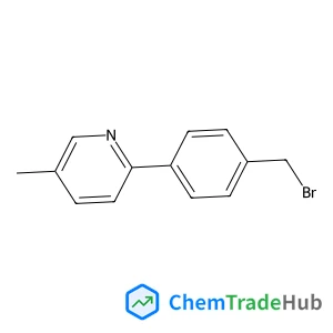 2-(4-(Bromomethyl)phenyl)-5-methylpyridine