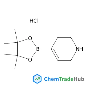 4-(4,4,5,5-Tetramethyl-1,3,2-dioxaborolan-2-yl)-1,2,3,6-tetrahydropyridine hydrochloride 4-(4,4,5,5-Tetramethyl-1,3,2-dioxaborolan-2-yl)-1,2,3,6-tetrahydropyridine hydrochloride