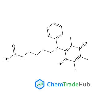 7-Phenyl-7-(2,4,5-trimethyl-3,6-dioxo-1,4-cyclohexadien-1-yl)heptanoic acid