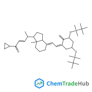 (1S,3R,5E,7E,14xi,22E)-1,3-Bis{[dimethyl(2-methyl-2-propanyl)silyl]oxy}-26,27-cyclo-9,10-secocholesta-5,7,10,22-tetraen-24-one