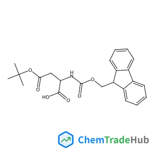 (2R)-2-{[(9H-Fluoren-9-ylmethoxy)carbonyl]amino}-4-[(2-methyl-2-propanyl)oxy]-4-oxobutanoic acid