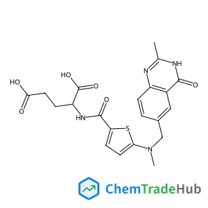 N-[(5-{Methyl[(2-methyl-4-oxo-1,4-dihydro-6-quinazolinyl)methyl]amino}-2-thienyl)carbonyl]-L-glutamic acid