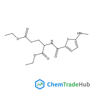Diethyl N-{[5-(methylamino)-2-thienyl]carbonyl}-L-glutamate