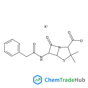 potassium (2S,5R,6R)-3,3-dimethyl-7-oxo-6-(2-phenylacetamido)-4-thia-1-azabicyclo[3.2.0]heptane-2-carboxylate