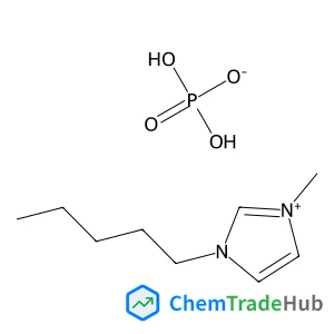 1H-Imidazolium, 1-methyl-3-pentyl-, phosphate (1:1)