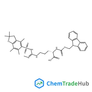 N~2~-[(9H-Fluoren-9-ylmethoxy)carbonyl]-N~5~-{N'-methyl-N-[(2,2,4,6,7-pentamethyl-2,3-dihydro-1-benzofuran-5-yl)sulfonyl]carbamimidoyl}-L-ornithine