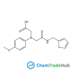 ((4-METHOXYPHENYL){2-OXO-2-[(2-THIENYLMETHYL)AMINO]ETHYL}AMINO)ACETIC ACID
