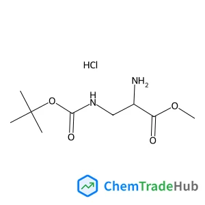 Methyl 3-({[(2-methyl-2-propanyl)oxy]carbonyl}amino)-L-alaninate hydrochloride (1:1)