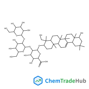 (3beta,22beta)-22,24-Dihydroxyolean-12-en-3-yl beta-D-glucopyranosyl-(1->2)-beta-D-galactopyranosyl-(1->2)-beta-D-glucopyranosiduronic acid