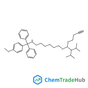2-Cyanoethyl 6-{[(4-methoxyphenyl)(diphenyl)methyl]amino}hexyl diisopropylphosphoramidoite